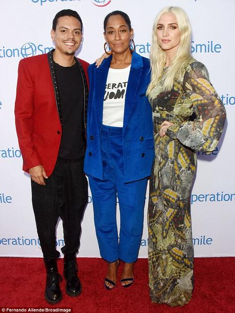 Tracee Ellis Ross Presents Operation Smile Award To Brother Evan Ross & His Wife Ashlee Simpson