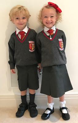 Milestone Moment - The Twins Start School