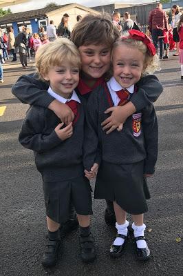 Milestone Moment - The Twins Start School