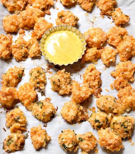 Oven Baked Popcorn Chicken