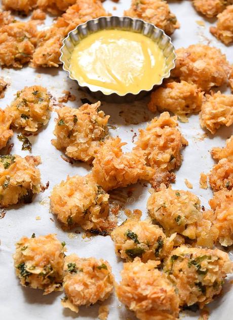 Oven Baked Popcorn Chicken