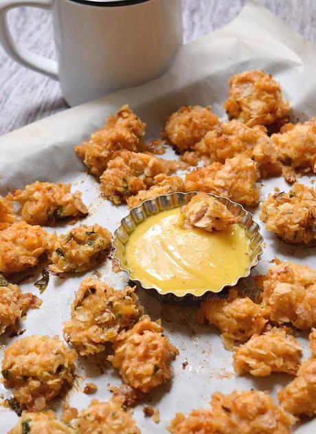 Oven Baked Popcorn Chicken