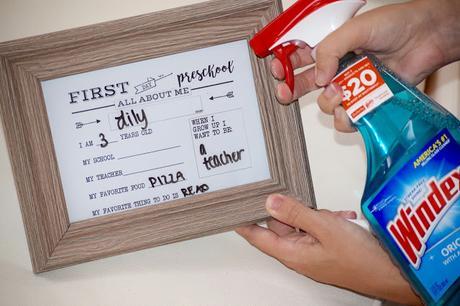 How To Make Your Own Reusable Back To School Sign!