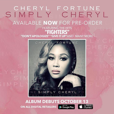 Cheryl Fortune Announces Debut Album  ‘Simply Cheryl’ Release Date