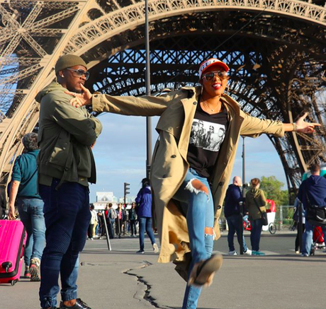 LeToya Luckett & Fiance Tommi Walker Serving #Baecation Goals In Paris