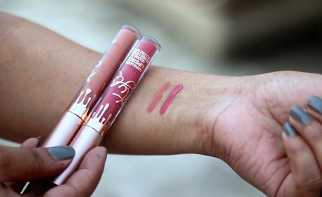  SWATCHES OF FAKE KYLIE COSMETICS LIQUID LIPSTICKS - EXPOSED and KRISTEN