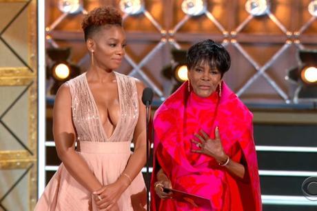 The Gracious Emmy Moment With Anika Noni Rose & Legendary Actress Cicely Tyson [VIDEO]