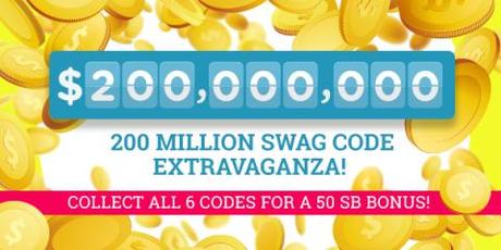 Image: The 200 Million Swag Code Extravaganza begins on Wednesday September, 20th