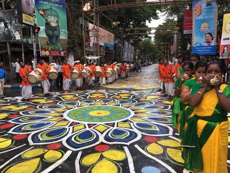 celebrating #Ma Durga Puja ** at Kolkatta