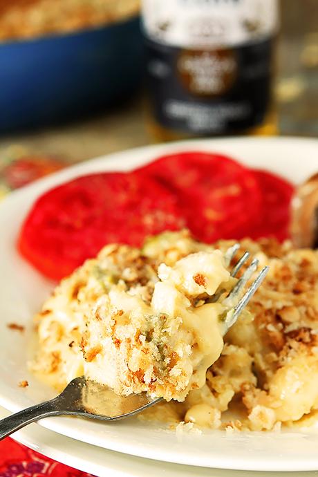 Hatch Green Chile Macaroni and Cheese