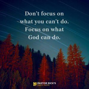 Daily Devotional: “God Is In Control Even When Your Plan Stalls”  By Rick Warren
