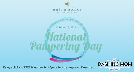 Nailaholics Nail Salon and Spa Celebrates the 2nd Year of National Pampering Day