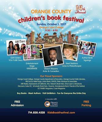 Save the Date: Book signing at the Orange County Children’s Book Festival, Sunday, Oct 1