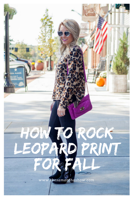 Leopard print for fall + tips on how to rock it!
