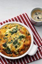 Keto Frittata with Fresh Spinach