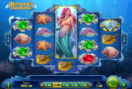 Play 'N GO Mermaid's Diamond Slot Screen