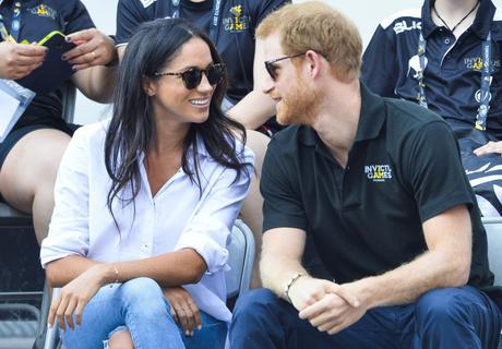 Prince Harry &  Meghan Markle Spotted Together At  Invictus Games [PICS]