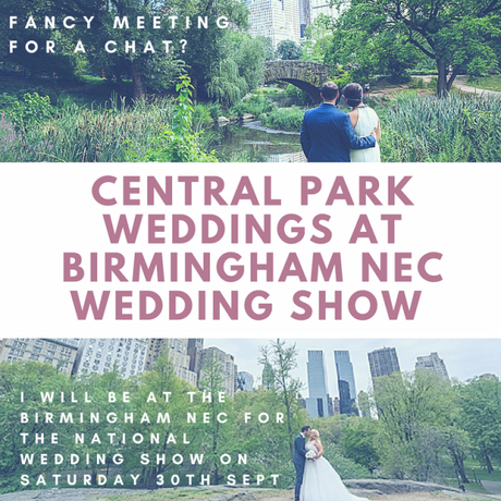 I will be at the National Wedding Show at the Birmingham NEC