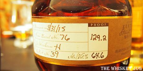 Blanton's Straight From The Barrel Label