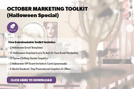 halloween salon marketing ideas