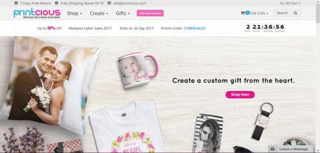 Customize your personalized gifts with Printcious!