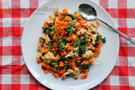 Chicken Sausage Sweet Potato Kale Hash