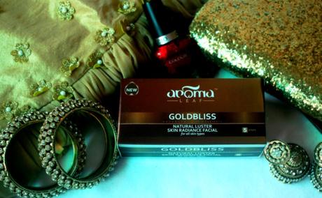 Aroma Leaf GOLDBLISS Facial Kit Review