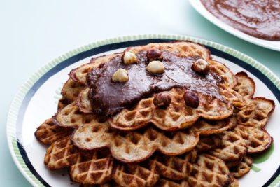 Low-Carb Banana Waffles