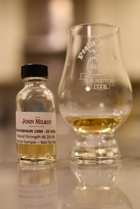 Whisky Review – The John Milroy Selection Bunnahabhain 1990, 25 Year Old