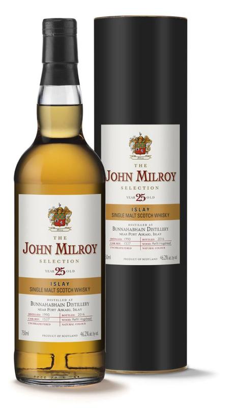 Whisky Review – The John Milroy Selection Bunnahabhain 1990, 25 Year Old
