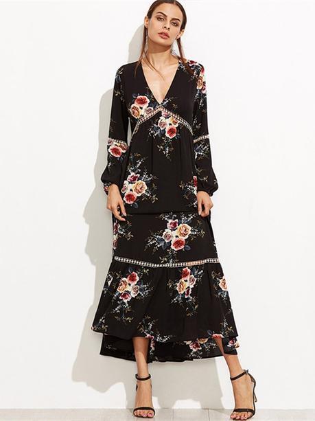 Spicy Up Your Fall With V-neck Dresses V-neck dress