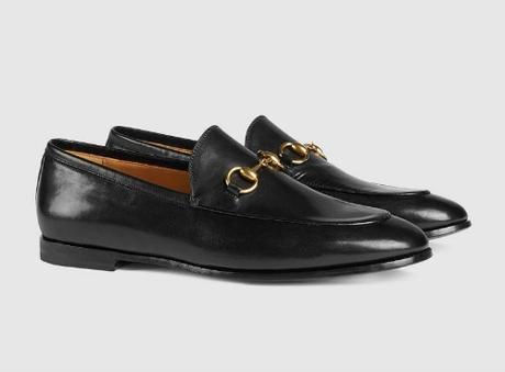 The iconic Gucci Jordaan horsebit loafer. Details at une femme d'un certain age.