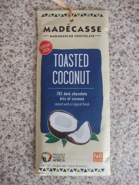 Madecasse toasted coconut dark chocolate 