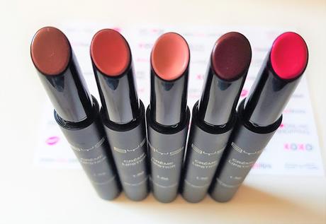 BYS Creme Lipsticks