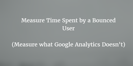 Discovering the Time Spent by a Bounced User
