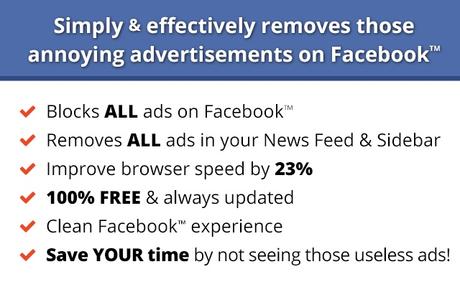 Ads blocker for facebook