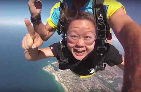 Skydiving in Gold Coast