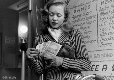 A-Post-War-Paris-Girl-1946. Barbara Laage A-Post-War-Paris-Girl-1946. Barbara Laage. Photo by Nina Leen. ©Time Life