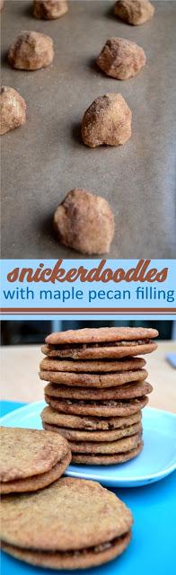 Snickerdoodles with Maple Pecan Filling