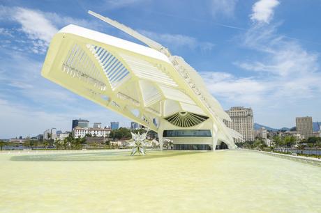 9. The Museu do Amanhã (Museum of Tomorrow) in Rio de Janeiro casts an impressive shadow thanks to its over-the-top neofuturist design.