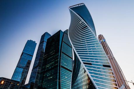 59. The Evolution Tower in Moscow looks like two ribbons twisted round each other, reminiscent of the structure of DNA.