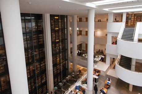 49. Designed by the architect Colin St John Wilson, the Grade I-listed British Library is home to the world's largest collection of books — and a stunning, sleek interior made up of wavy staircases and sharp lines.