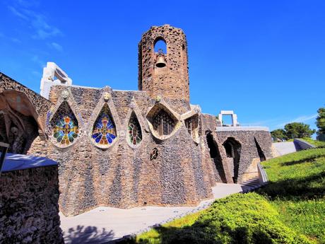 16. The Church of Colònia Güell in Catalonia, by Antoni Gaudí, was never fully completed, but it is still unmissable.