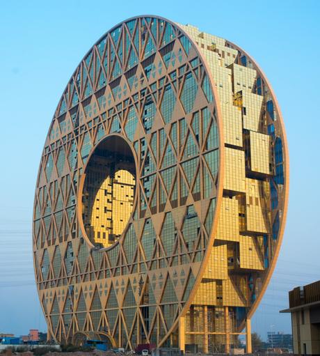 45. The doughnut-shaped Guangzhou Circle in China hosts the world's biggest trading centre for raw plastic materials.