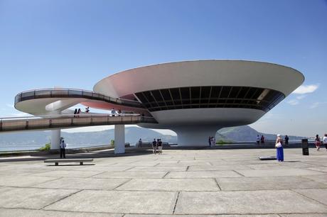 67. The Niteroi Contemporary Art Museum gives impressive panoramic views of Rio de Janiero.