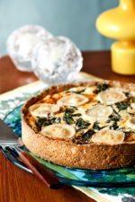 Keto Spinach and Goat-Cheese Pie