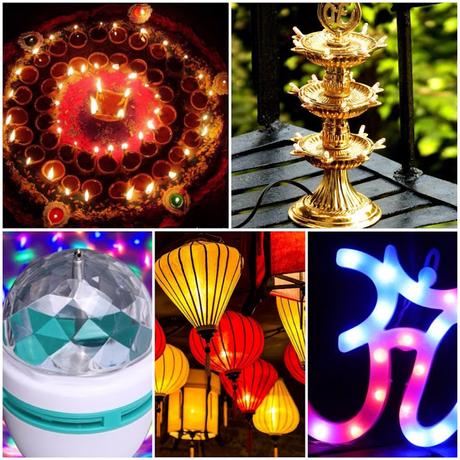 15 different types of Diwali lights and lamps with decoration ideas
