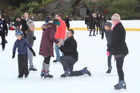 Rafael and Becca’s Engagement at the Ice Rink in Central Park