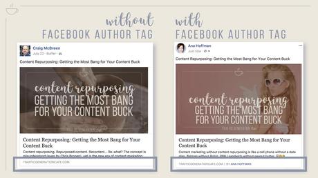 What Facebook Author Tag looks like