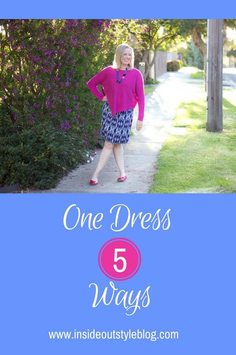 How to Style One Patterned Dress Five Ways